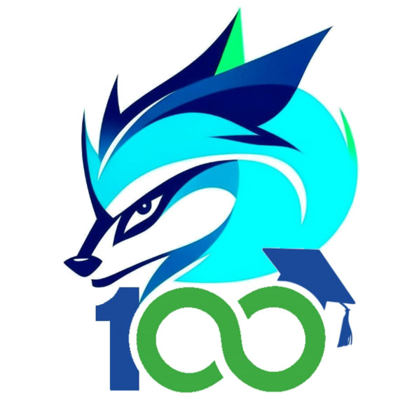 Рисунок 69 — Логотип МАОУ СОШ №100, логотип 1 «В» класса МАОУ СОШ №100